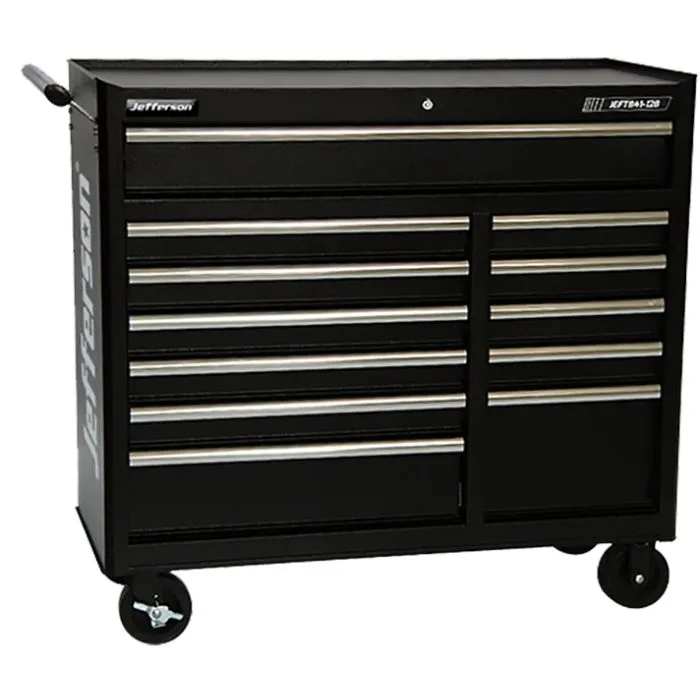 Jefferson Black 12 Drawer Bottom Mobile Tool Chest 